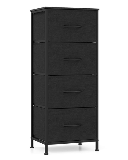 GIANTEX 3/4/5 Drawers Dresser Nightstand with Heavy-Duty Metal Frame (1/2)