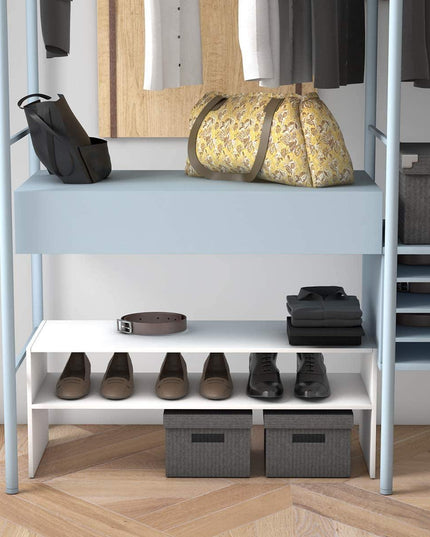 3-in-1 Shoe Rack, 5-Tier Shoe Organizer, Wood Storage Shelf for Shoes - Giantexus