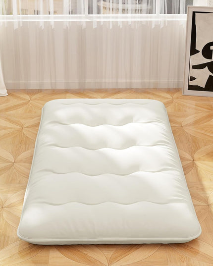 Giantex Japanese Floor Mattress, 4 Inch Futon Mattress with Washable Cover & Storage Bag
