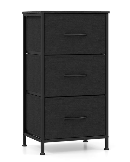 GIANTEX 3/4/5 Drawers Dresser Nightstand with Heavy-Duty Metal Frame (1/2)