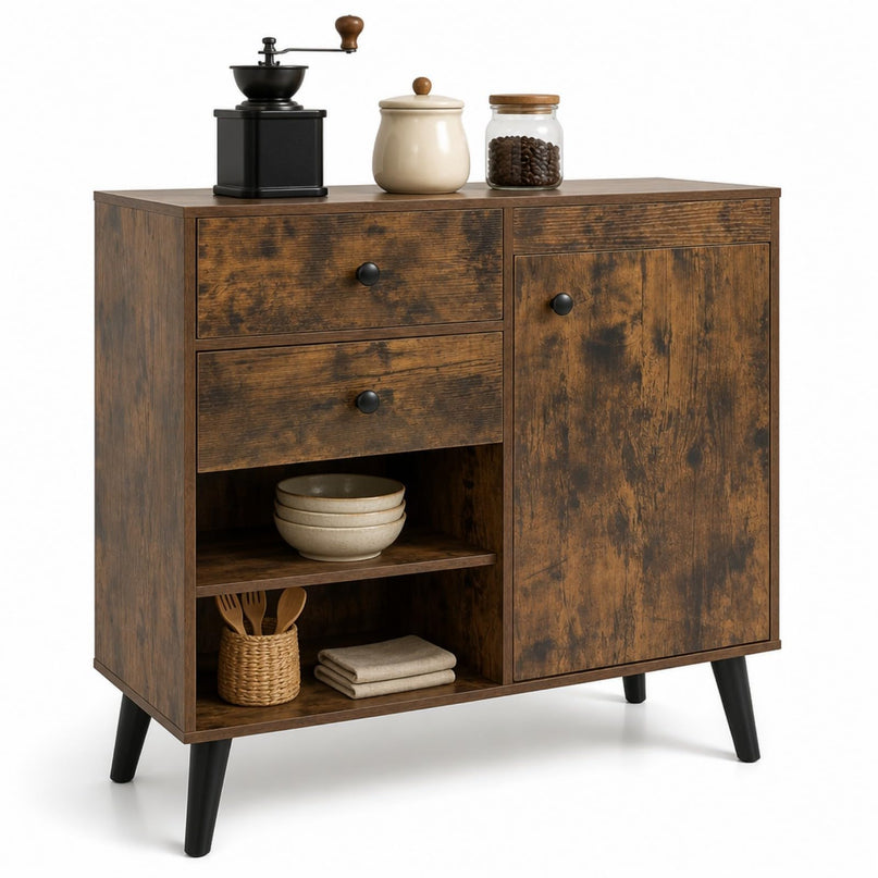 GIANTEX 31" Wooden Buffet Cabinet with Storage (1/2)