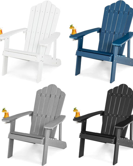 Giantex Outdoor Adirondack Chair - Oversized Patio Chairs