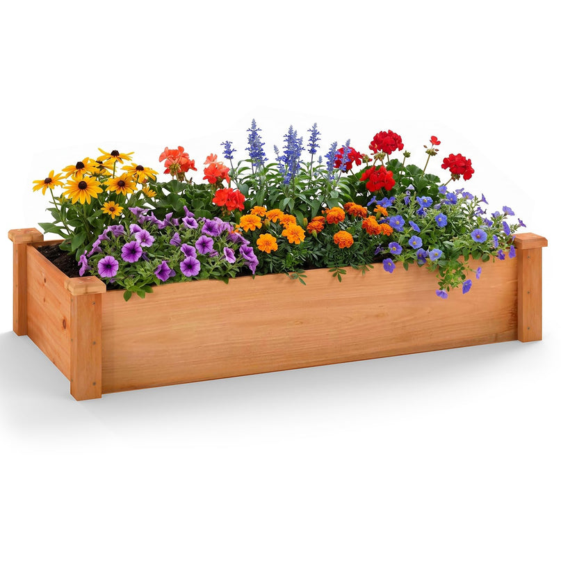 Giantex Wooden Raised Garden Bed