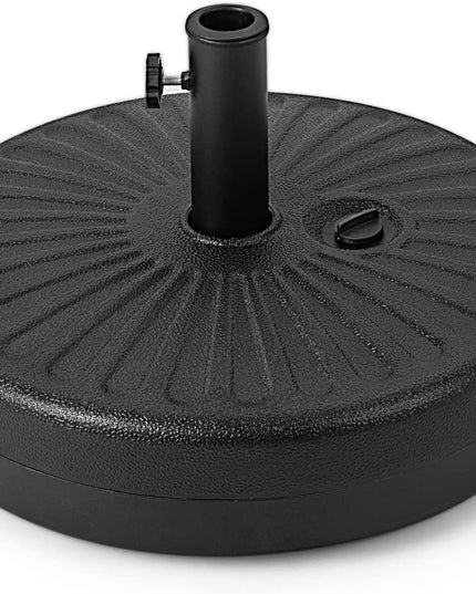 Giantex Fillable Umbrella Base, 18 inch Umbrella Stand Water and Sand Filled