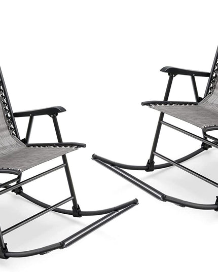 Giantex Rocking Camping Chair Folding - Outdoor Rocker Camping Chair