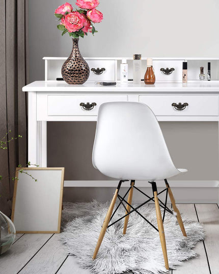 Writing Desk with 4 Drawer Computer Study Table