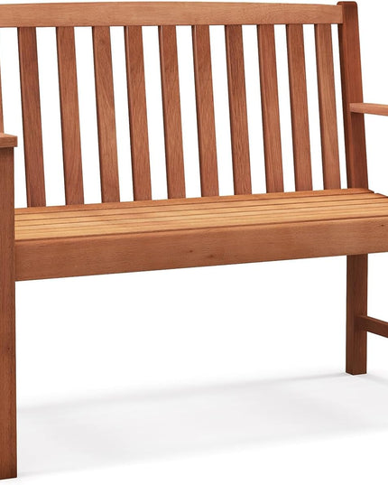 Giantex 52-Inch Outdoor Garden Bench - Outside Bench All-Weather HDPE Park Bench