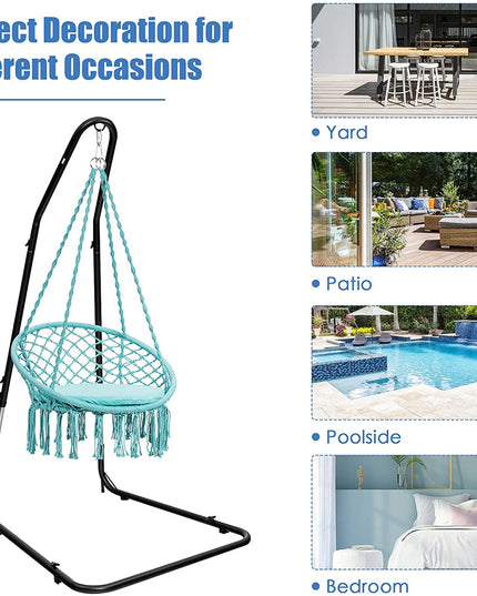 Giantex Adjustable Hammock Chair Stand, Height Adjust from 78.5" to 98.5"