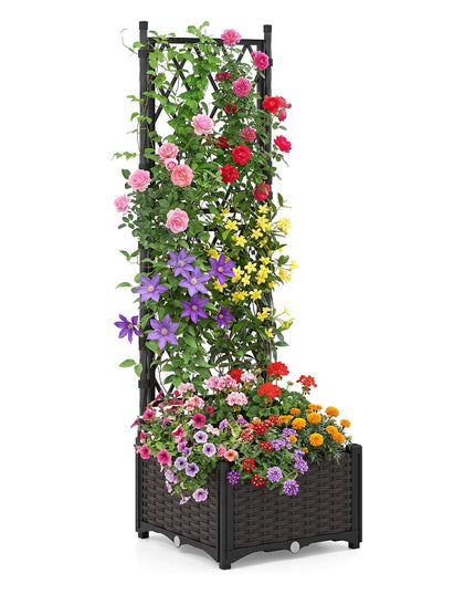 Jardinière surélevée Giantex avec treillis