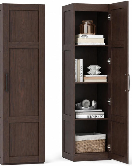 Giantex Tall Storage Cabinet for Living Room Kitchen Bathroom Laundry
