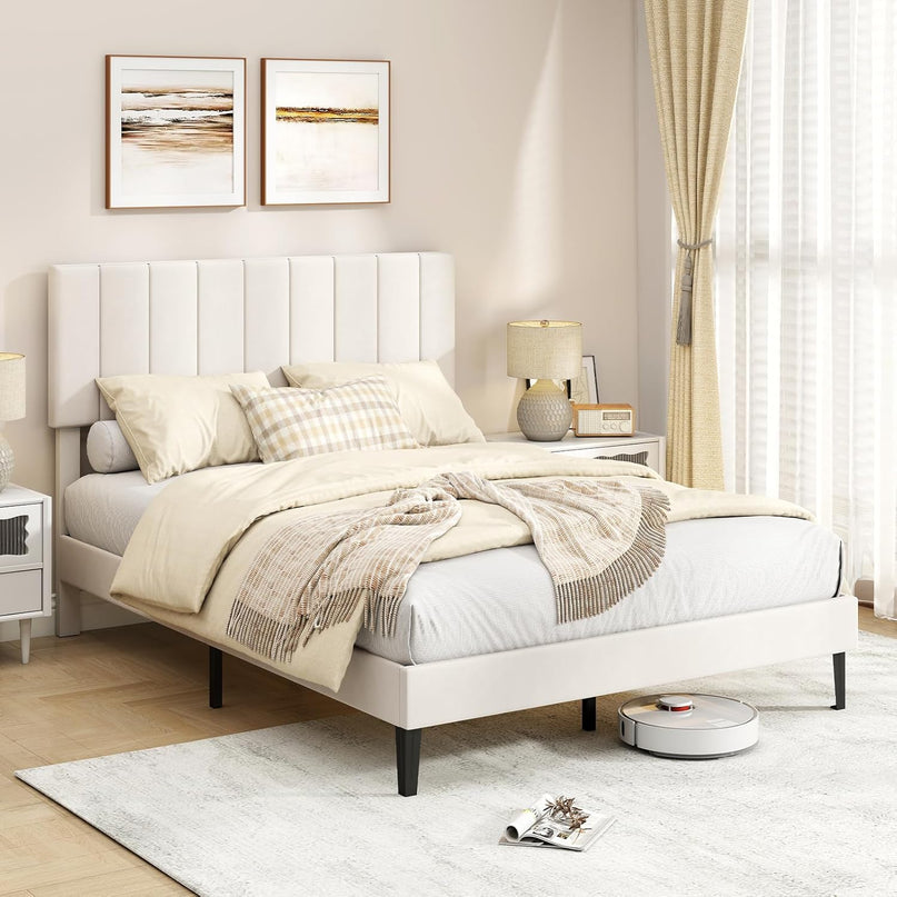 Giantex Upholstered Bed Frame Platform Bed