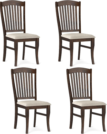 Giantex Wooden Dining Chairs Set for Restaurant (2/4)