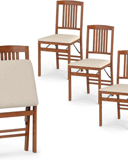 Giantex Folding Dining Chairs Set