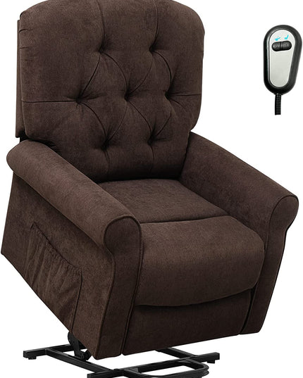 Giantex Power Lift Chair Electric Recliner for Elderly, Adjustable Backrest Footrest