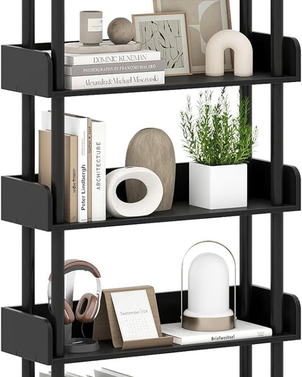 Étagère autonome à 5 niveaux Giantex avec kit anti-basculement pour salon, chambre et bureau