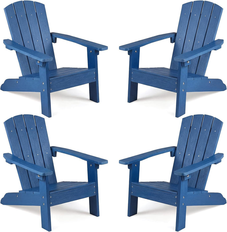 Giantex HIPS Kids Adirondack Chair - All-Weather Lawn Toddler Chair with Ergonomic Design
