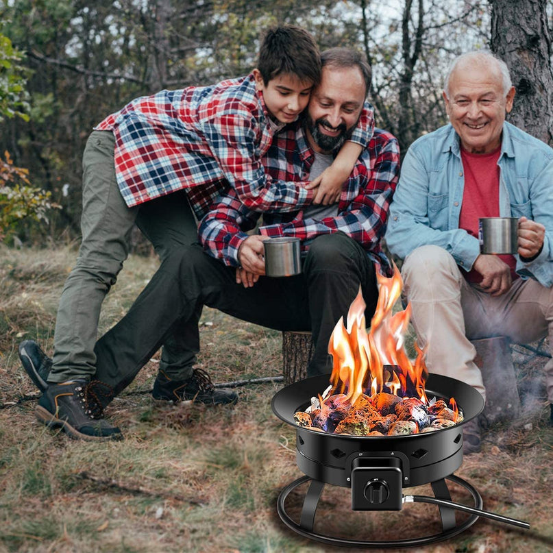 Firebowl Outdoor Portable Propane Gas Fire Pit