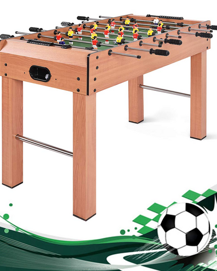 Giantex 48'' Wooden Soccer Table Game w/ Footballs