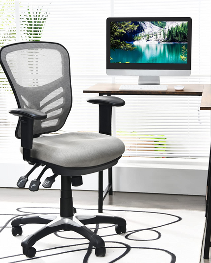 Giantex Seat Tilt Adjustment Office Chair for Working Studying Gaming