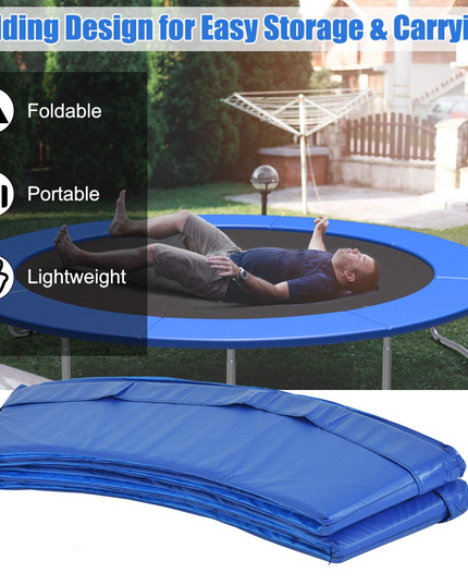 Giantex Trampoline Pad, 8ft 10ft 12ft 14ft 15ft 16ft Trampoline Replacement Safety Pad