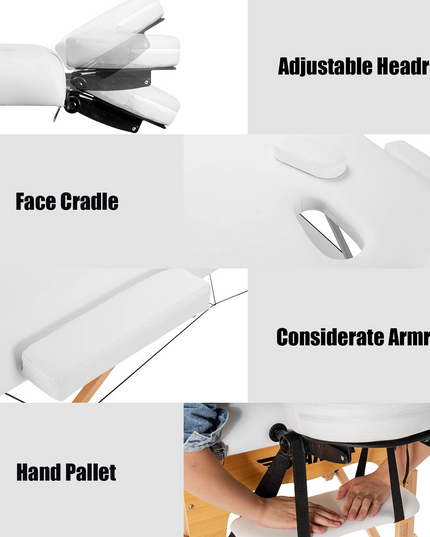 Giantex Folding Massage Table 84'' Professional Massage Bed