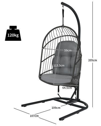Giantex Hanging Egg Chair with Stand