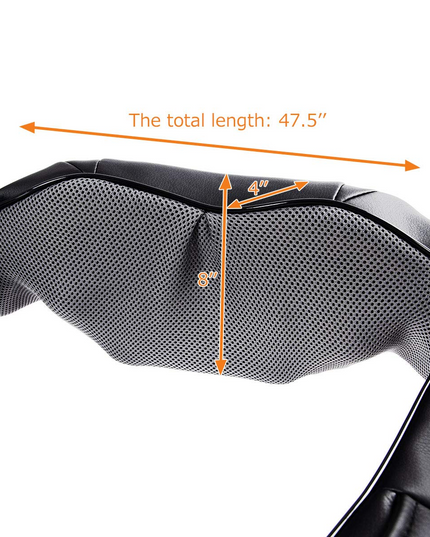 Giantex Shiatsu Neck Back Massager with Heat, Electric 3D Kneading Massage Pillow