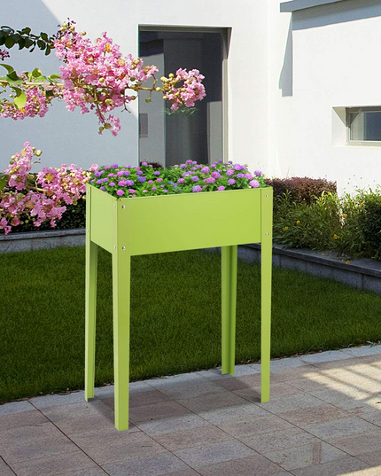 Metal Plant Box with Legs (25" L x 13" W x 31.5" H)