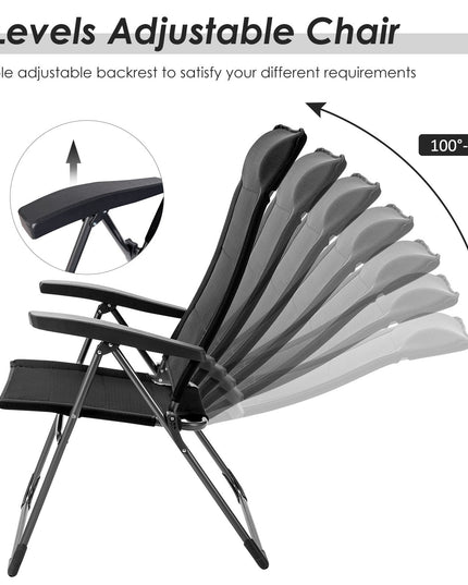 Giantex Patio Dining Chairs, Folding Patio Chairs