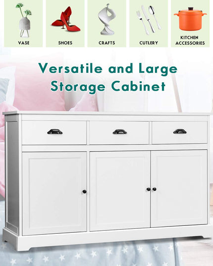 Giantex Sideboard Buffet Server Storage Cabinet Console Table