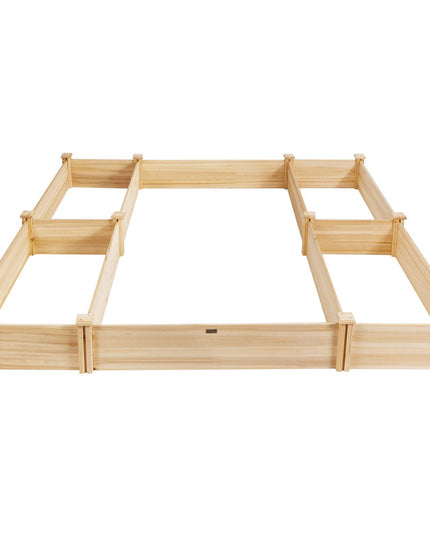 U-Shaped Raised Garden Bed (92.5" L x 95" W x 11" H)