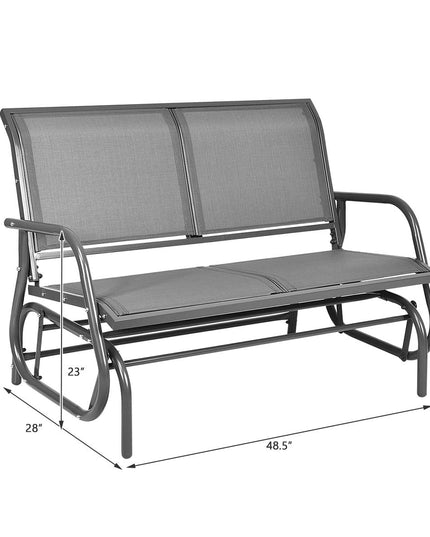 Giantex Swing Glider Chair 48 Inch with Spacious Space