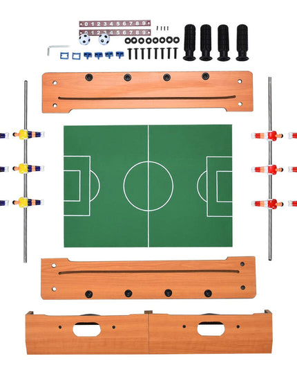 Giantex 20" Easily Assemble Wooden Mini Foosball Table Top w/ Footballs