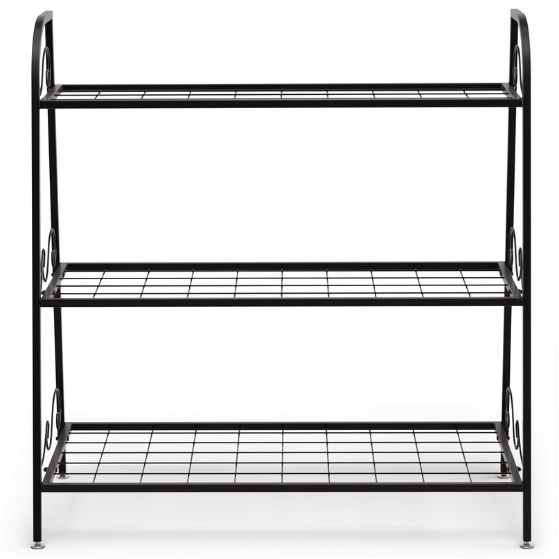 Giantex 3 Tier Metal Plant Stand, Indoor Outdoor Plant Shelf
