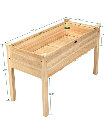 Raised Garden Bed Kit (49.5" X 23.5" X 30.0")