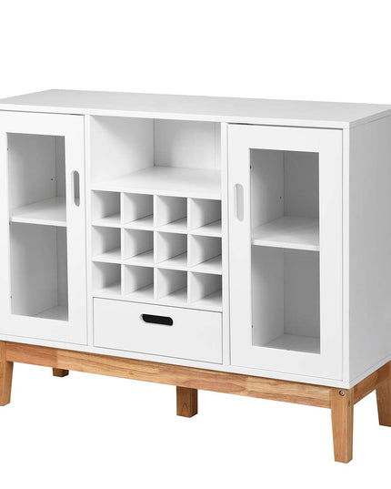 Giantex Buffet Sideboard, Wood Kitchen Server, Storage Cupboard