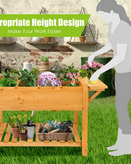 Elevated Raised Garden Box (47L x 21W x 31.5H)