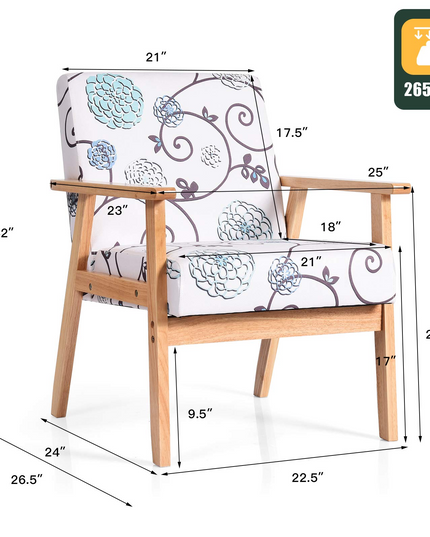 Giantex Decorative Retro Accent Chairs for Living Room