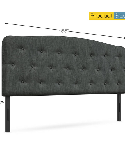 Giantex Upholstered Headboard, Button Tufted Headboard