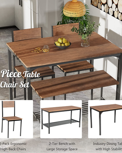 Dining Table Set for 4 - Giantex