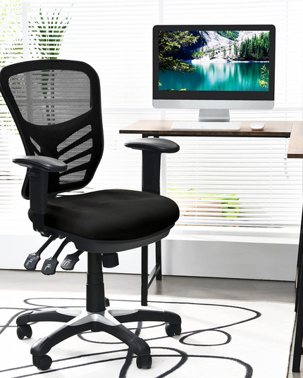 Giantex Seat Tilt Adjustment Office Chair for Working Studying Gaming