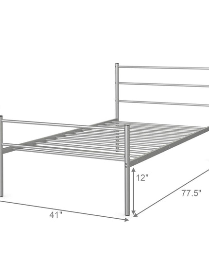 Giantex Platform Bed with Headboard and Footboard