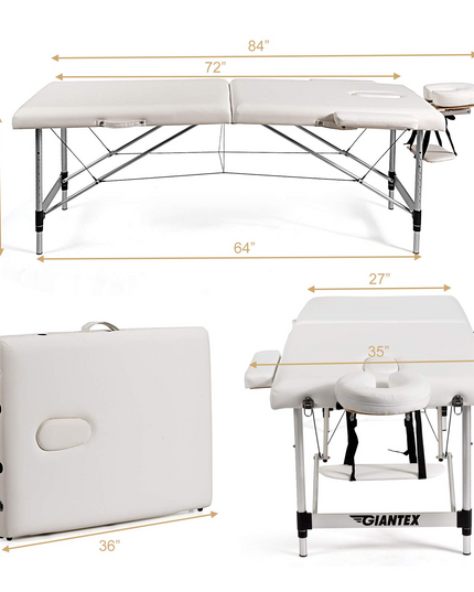 Giantex 84" Massage Table Professional Portable Massage Bed