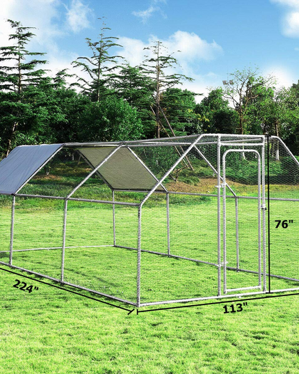 Giantex Large Metal Chicken Coop