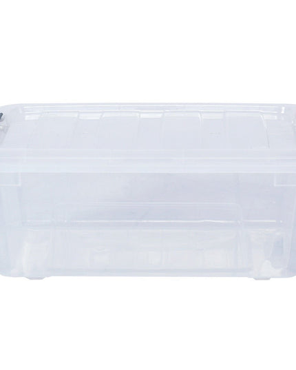 Giantex 12 Pack Storage Box Storage Tote Boxes W/Clear Lid 12.7 Quart