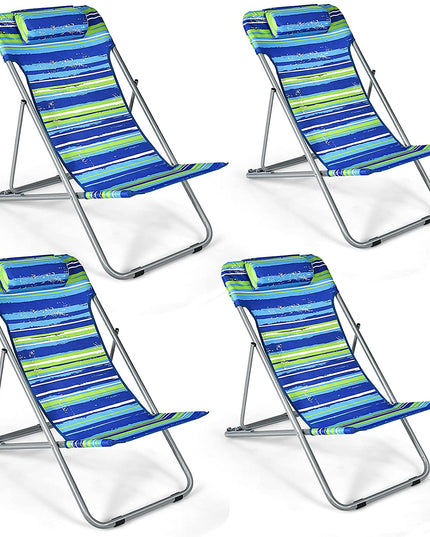 Giantex Beach Chair for Adults Camping Chair Set