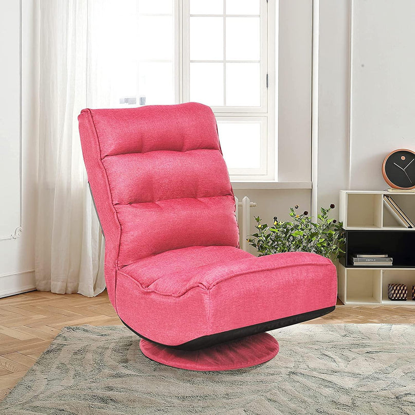 360 Degree Swivel Floor Chair, Lazy Sofa Lounge Chair - Giantexus