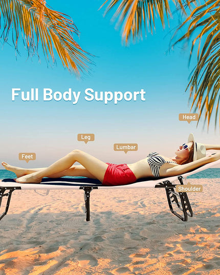 Beach Lounge Chair Chaise Lounge Chairs - Giantexus
