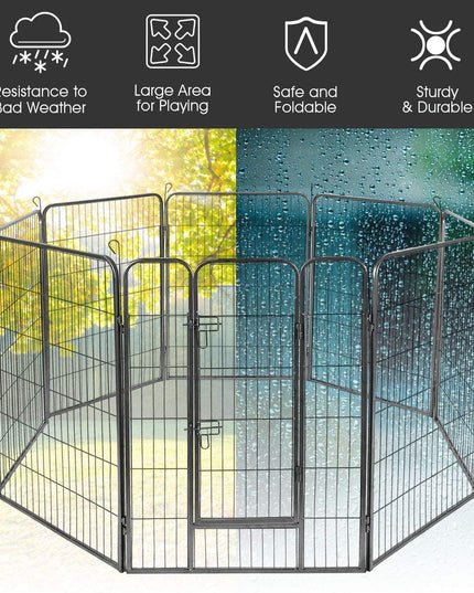 Giantex 16 Panel, 48 Inch Pet Playpen