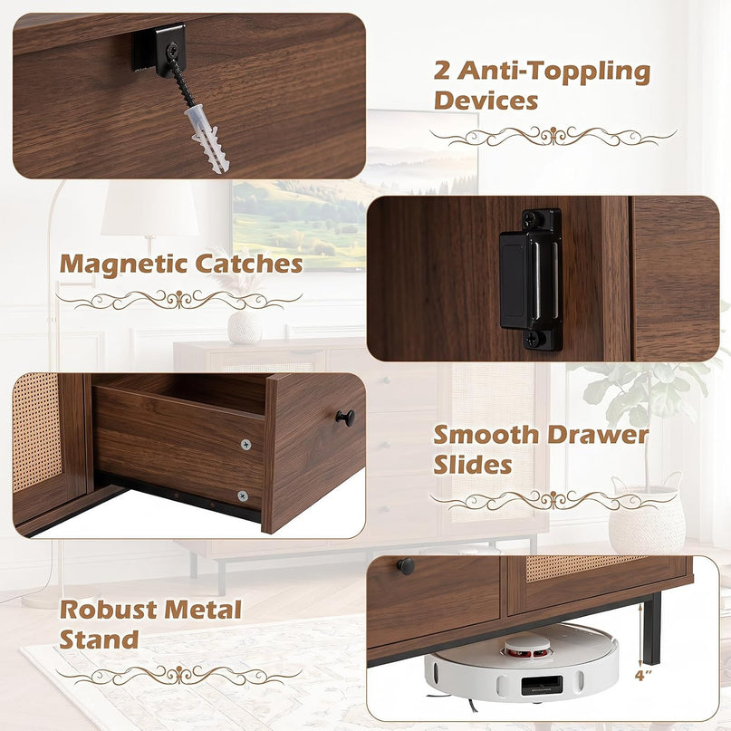 Giantex 47.5" Sideboard Buffet Cabinet with Storage